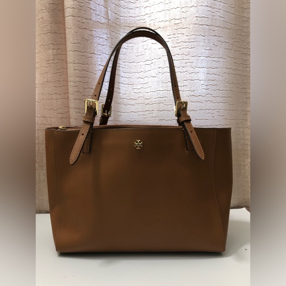 Tory Burch Handbags - Tory Burch Emerson Handbag Tote Bag Brown Leather Ladies From Japan Used
